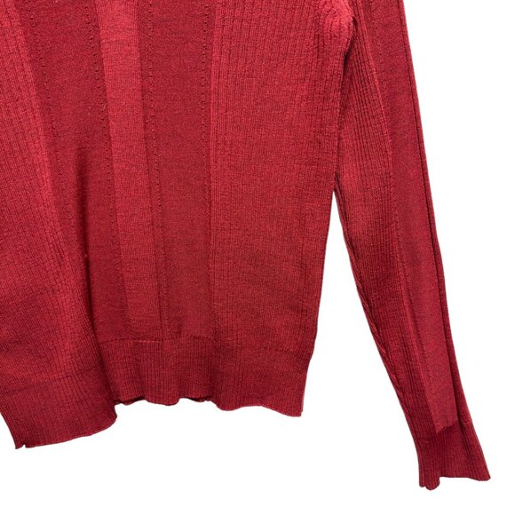 Calvin Klein 100% Italian Merino Wool Knit Sweater Jumper - Picture 4 of 8